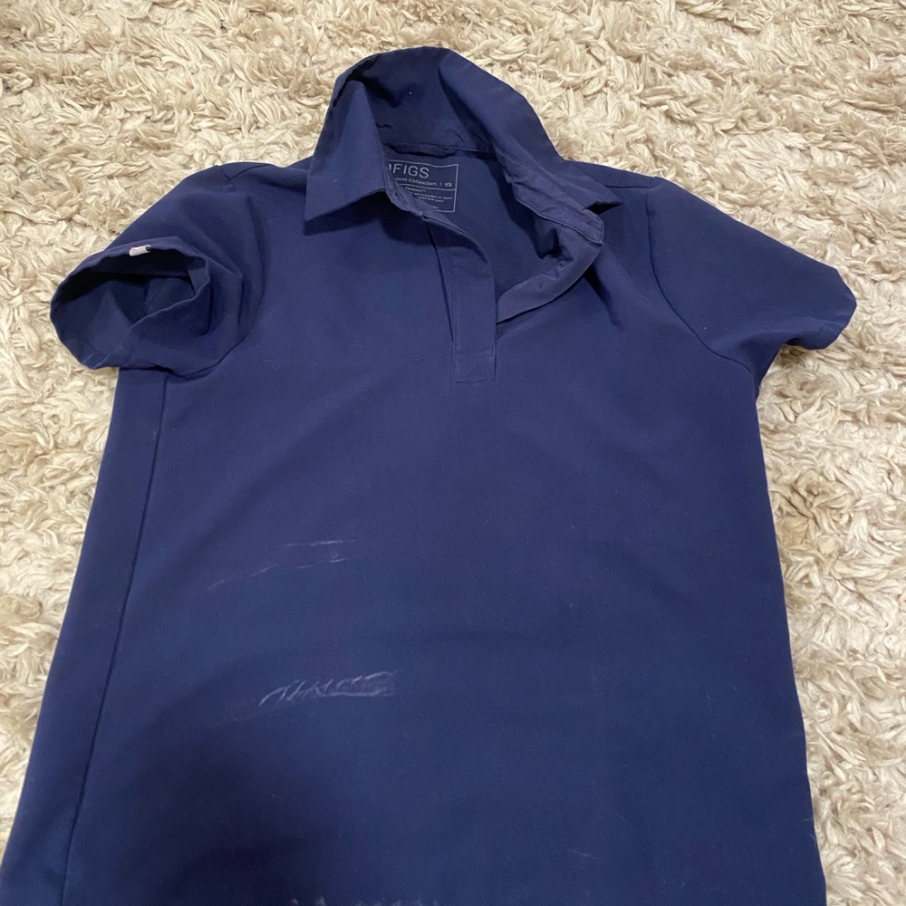 Figs scrub polo shirt